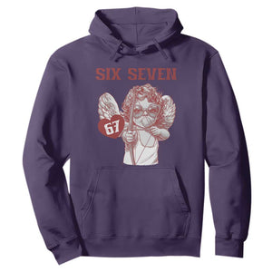 67 Valetines Meme Hoodie Funny Six Seven Valentines Day Heart TS14 Purple Print Your Wear