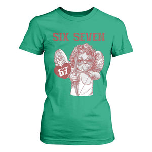 67 Valetines Meme T Shirt For Women Funny Six Seven Valentines Day Heart TS14 Irish Green Print Your Wear