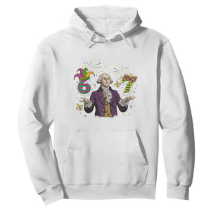 67 Mardi Gras Hoodie Funny Six Seven George Washington Meme TS14 White Print Your Wear