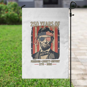 Abraham Lincoln Freedom Retro Garden Flag 250 Years of Freedom Liberty History TS14 Print Your Wear