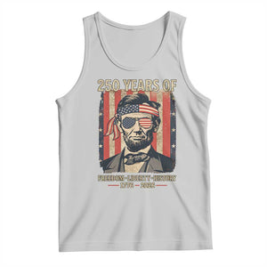 Abraham Lincoln Freedom Retro Tank Top 250 Years of Freedom Liberty History TS14 Ash Print Your Wear