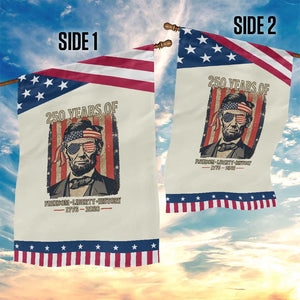 Abraham Lincoln Freedom Retro Garden Flag 250 Years of Freedom Liberty History TS14 Print Your Wear