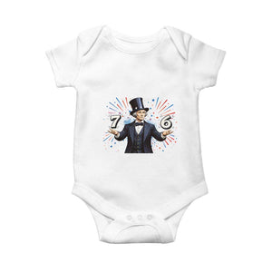 Abraham Lincoln Quote Baby Onesie American History Presidents Day TS14 White Print Your Wear
