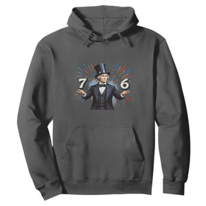 Abraham Lincoln Quote Hoodie American History Presidents Day TS14 Dark Heather Print Your Wear