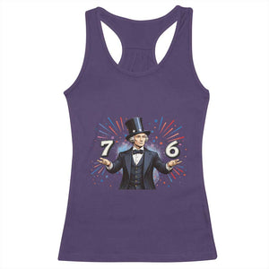 Abraham Lincoln Quote Racerback Tank Top American History Presidents Day TS14 Purple Print Your Wear