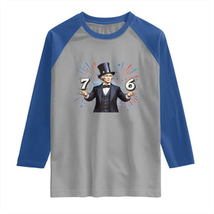 Abraham Lincoln Quote Raglan Shirt American History Presidents Day TS14 Sport Gray Royal Print Your Wear