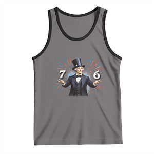 Abraham Lincoln Quote Tank Top American History Presidents Day TS14 Deep Heather Black Print Your Wear