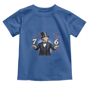 Abraham Lincoln Quote Toddler T Shirt American History Presidents Day TS14 Royal Blue Print Your Wear