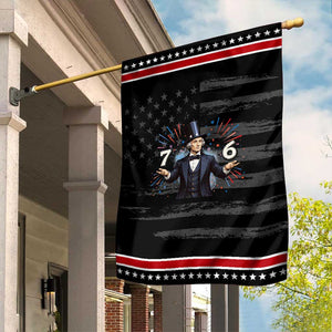 Abraham Lincoln Quote Garden Flag American History Presidents Day TS14 Distressed Black Red Print Your Wear