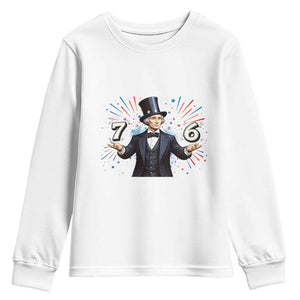 Abraham Lincoln Quote Youth Sweatshirt American History Presidents Day TS14 White Print Your Wear