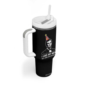 Abraham Lincoln American History Presidents Day Tumbler With Handle I Like My Men Tall Dark and Historical TS14 Print Your Wear