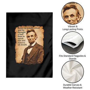 Abraham Lincoln American History Teacher School Garden Flag TS14 Print Your Wear