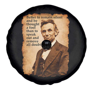 Abraham Lincoln American History Teacher School Spare Tire Cover TS14 Print Your Wear
