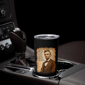 Abraham Lincoln American History Teacher School Tumbler Cup TS14 Print Your Wear