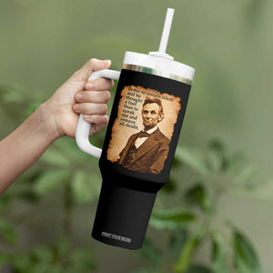 Abraham Lincoln American History Teacher School Tumbler With Handle TS14 Print Your Wear