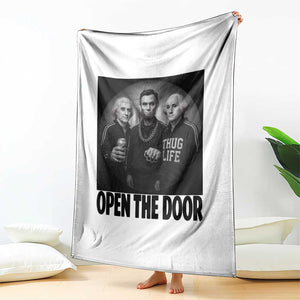 Funny Political American History Throw Blanket Abraham Lincoln George Washington and Thomas Jefferson Meme TS14 Print Your Wear