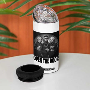 Funny Political American History 4 in 1 Can Cooler Tumbler Abraham Lincoln George Washington and Thomas Jefferson Meme TS14 Print Your Wear