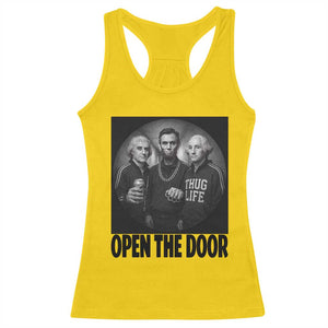 Funny Political American History Racerback Tank Top Abraham Lincoln George Washington and Thomas Jefferson Meme TS14 Daisy Print Your Wear