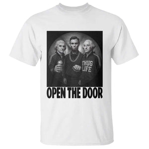 Funny Political American History T Shirt Abraham Lincoln George Washington and Thomas Jefferson Meme TS14 White Print Your Wear