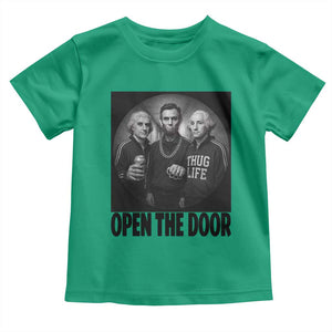 Funny Political American History Toddler T Shirt Abraham Lincoln George Washington and Thomas Jefferson Meme TS14 Irish Green Print Your Wear