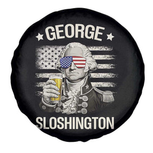George Sloshington Washington Spare Tire Cover 4th of July America Flag Beer TS14 Print Your Wear