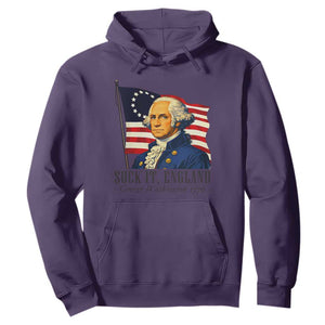 Funny George Washington 1776 Hoodie 4th July Suck-It England TS14 Purple Print Your Wear