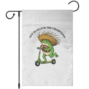Seattle Championship 2026 Garden Flag Funny Frog Football TS14 White Print Your Wear