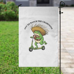 Seattle Championship 2026 Garden Flag Funny Frog Football TS14 Print Your Wear