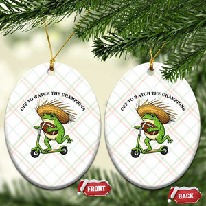 Seattle Championship 2026 Ceramic Ornament Funny Frog Football TS14 Print Your Wear