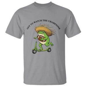 Seattle Championship 2026 T Shirt Funny Frog Football TS14 Sport Gray Print Your Wear