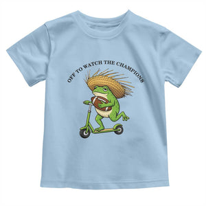 Seattle Championship 2026 Toddler T Shirt Funny Frog Football TS14 Light Blue Print Your Wear