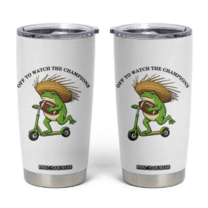 Seattle Championship 2026 Tumbler Cup Funny Frog Football TS14 White Print Your Wear