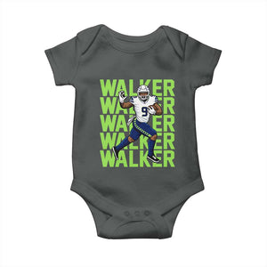 Seattle Championship 2026 Baby Onesie TS14 Dark Heather Print Your Wear