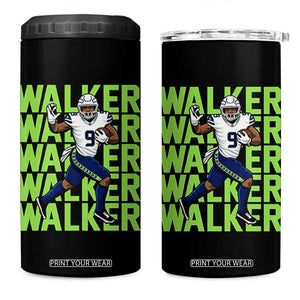 Seattle Championship 2026 4 in 1 Can Cooler Tumbler TS14 One Size: 16 oz Black Print Your Wear