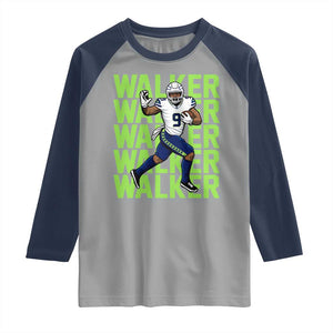Seattle Championship 2026 Raglan Shirt TS14 Sport Gray Navy Print Your Wear