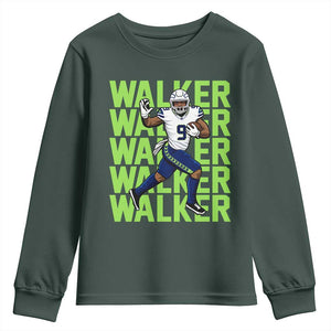 Seattle Championship 2026 Youth Sweatshirt TS14 Dark Forest Green Print Your Wear