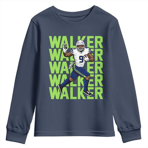 Seattle Championship 2026 Youth Sweatshirt TS14 Navy Print Your Wear