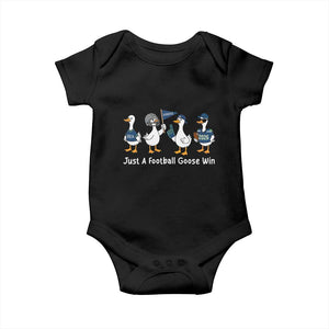 Seattle 2026 Baby Onesie Just A Football Goose Win TS14 Black Print Your Wear