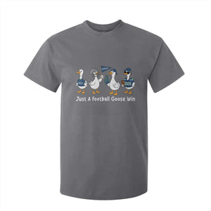 Seattle 2026 T Shirt For Kid Just A Football Goose Win TS14 Charcoal Print Your Wear