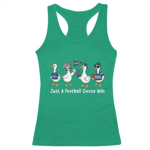 Seattle 2026 Racerback Tank Top Just A Football Goose Win TS14 Irish Green Print Your Wear