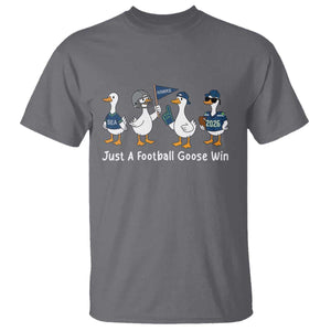 Seattle 2026 T Shirt Just A Football Goose Win TS14 Charcoal Print Your Wear