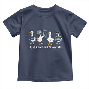 Seattle 2026 Toddler T Shirt Just A Football Goose Win TS14 Navy Print Your Wear