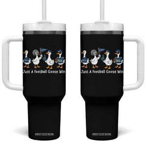 Seattle 2026 Tumbler With Handle Just A Football Goose Win TS14 One Size: 40 oz Black Print Your Wear