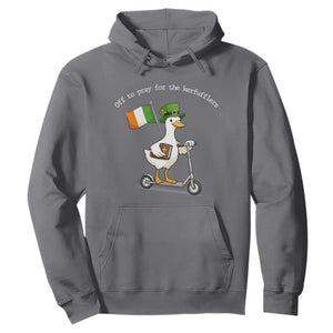 Funny Goose Christian St Patrick's Day Hoodie Off To Pray For The Kerfufflers TS14 Charcoal Print Your Wear