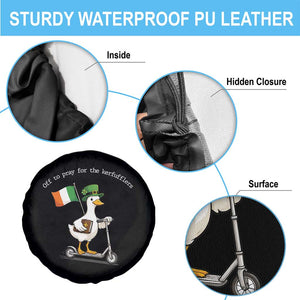 Funny Goose Christian St Patrick's Day Spare Tire Cover Off To Pray For The Kerfufflers TS14 Print Your Wear