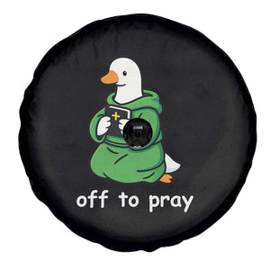Christian Goose St Patrick's Day Spare Tire Cover Off To Pray TS14 Print Your Wear
