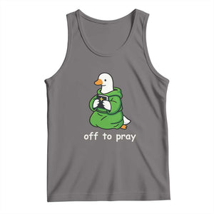 Christian Goose St Patrick's Day Tank Top Off To Pray TS14 Deep Heather Print Your Wear