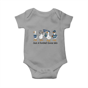 Funny Seattle 2026 Baby Onesie Just A Football Goose Win TS14 Sport Gray Print Your Wear
