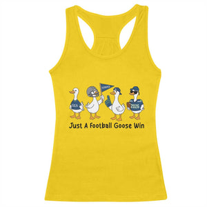 Funny Seattle 2026 Racerback Tank Top Just A Football Goose Win TS14 Daisy Print Your Wear
