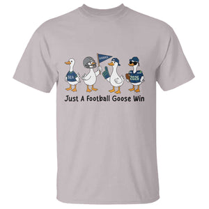 Funny Seattle 2026 T Shirt Just A Football Goose Win TS14 Ice Gray Print Your Wear